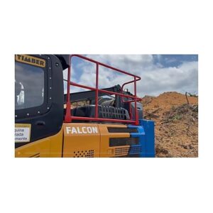 Máquina florestal em operação, aplicação ilustrativa do cabo de aço compactado 29 mm